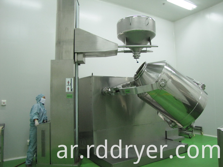 Industrial Powder Mixer Three Dimensional Mixer Powder Machine